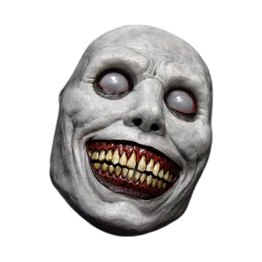 Scary Mask Halloween Horror Mask Scariest Creepy White Mask With Eye, Evil Role-playing Props, Party Props