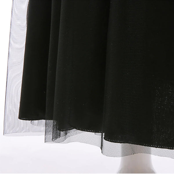 Halloween Costume For Kids Black Witch Dress Luxury Lace Sequin Evil Role Playing Costume Maleficent Dress Up Outfit Ghost Bride