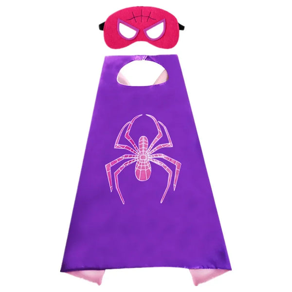 Superhero Capes for Kids, Cool Halloween Costume Cosplay Festival Party Supplies Favors Dress Up, for 3-12 Year Old Boys Girls
