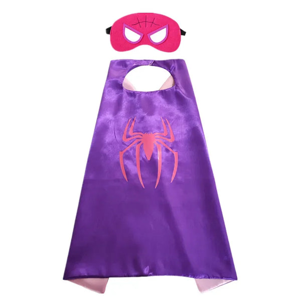 Superhero Capes for Kids, Cool Halloween Costume Cosplay Festival Party Supplies Favors Dress Up, for 3-12 Year Old Boys Girls