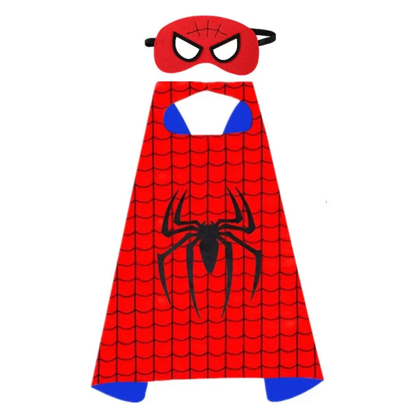 Superhero Capes for Kids, Cool Halloween Costume Cosplay Festival Party Supplies Favors Dress Up, for 3-12 Year Old Boys Girls