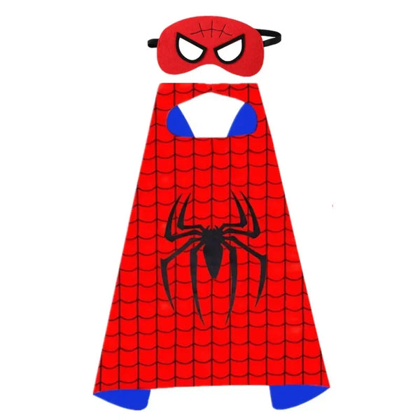 Superhero Capes for Kids, Cool Halloween Costume Cosplay Festival Party Supplies Favors Dress Up, for 3-12 Year Old Boys Girls