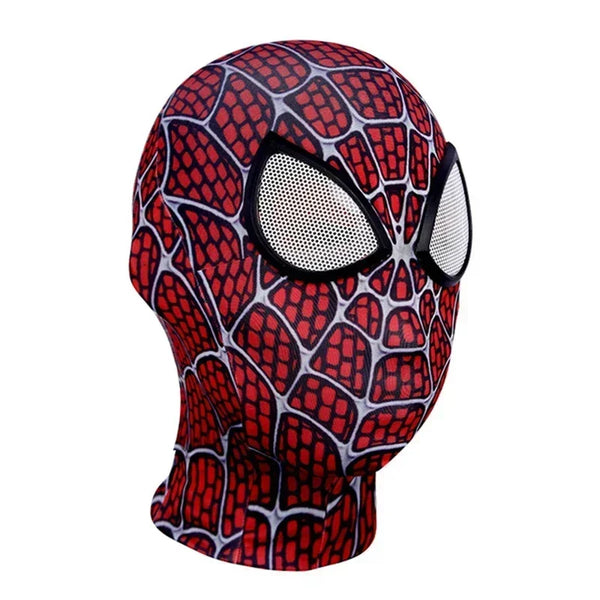 2024 Iron Spider Mask Movie Superhero Role Play Headdress Props Peter Parker Mask Dress Up Halloween Cosplay Adult Kids Gift