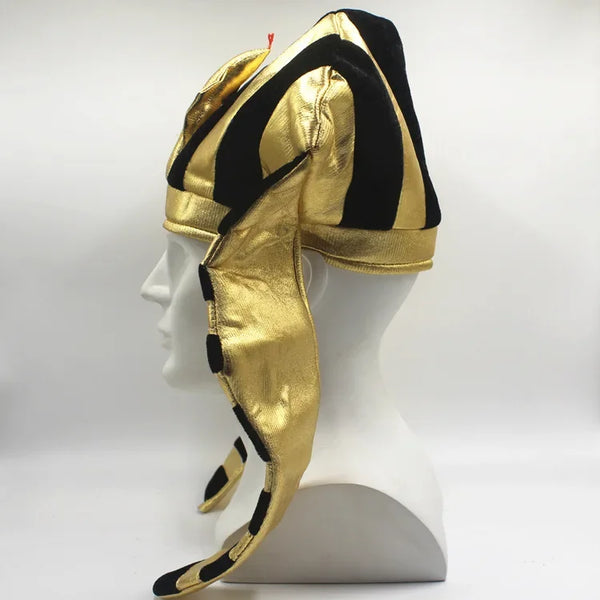 Halloween Easter Show Party Hat Egyptian Golden Hat Pharaoh Hat Egyptian Pharaoh Hat Funny Snake Head Hat