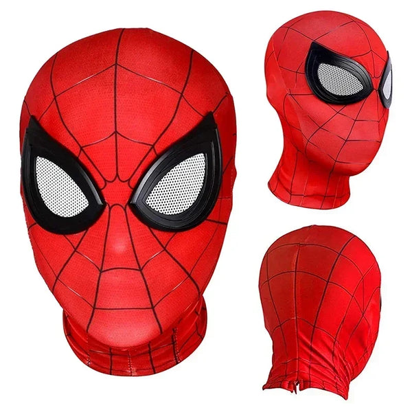 2024 Iron Spider Mask Movie Superhero Role Play Headdress Props Peter Parker Mask Dress Up Halloween Cosplay Adult Kids Gift