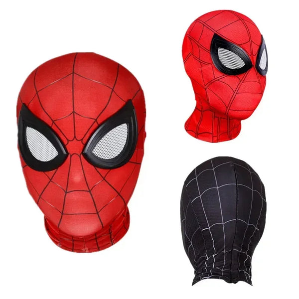 2024 Iron Spider Mask Movie Superhero Role Play Headdress Props Peter Parker Mask Dress Up Halloween Cosplay Adult Kids Gift