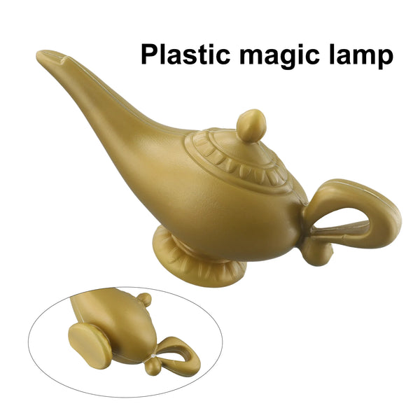 Aladdin Genie Lamp Costume Props Halloween Christmas Tea Pot Cartoon Genie Lamp Home Party Ornament