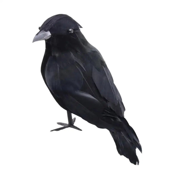 Halloween Decoration Simulation Black Crow Raven Bird Repellent Pest Control Pigeon Repellent Event Party Bar Decoration