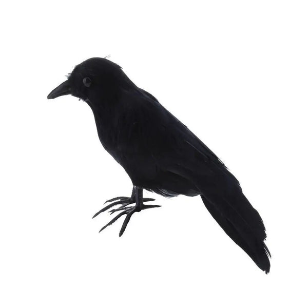 Halloween Decoration Simulation Black Crow Raven Bird Repellent Pest Control Pigeon Repellent Event Party Bar Decoration