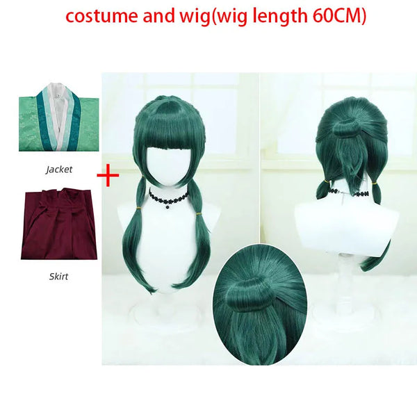 Maomao Cosplay Costume Anime Apothecary Diaries Outfits Mao Mao Kimono Halloween Carnival Party For Women