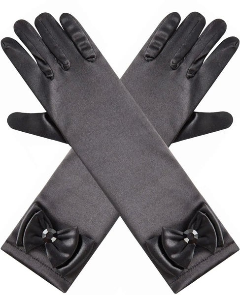 Halloween Costume For Kids Black Witch Dress Luxury Lace Sequin Evil Role Playing Costume Maleficent Dress Up Outfit Ghost Bride