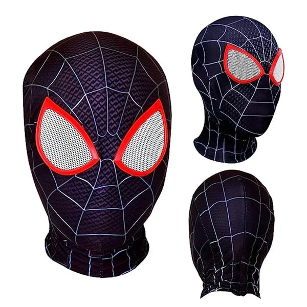 2024 Iron Spider Mask Movie Superhero Role Play Headdress Props Peter Parker Mask Dress Up Halloween Cosplay Adult Kids Gift