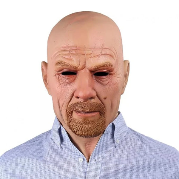 New Bald Old Man Headdress Realistic Grandpa Mask For Halloween Party Cosplay Halloween Ends Mask Masquerade Party Old Man Mask