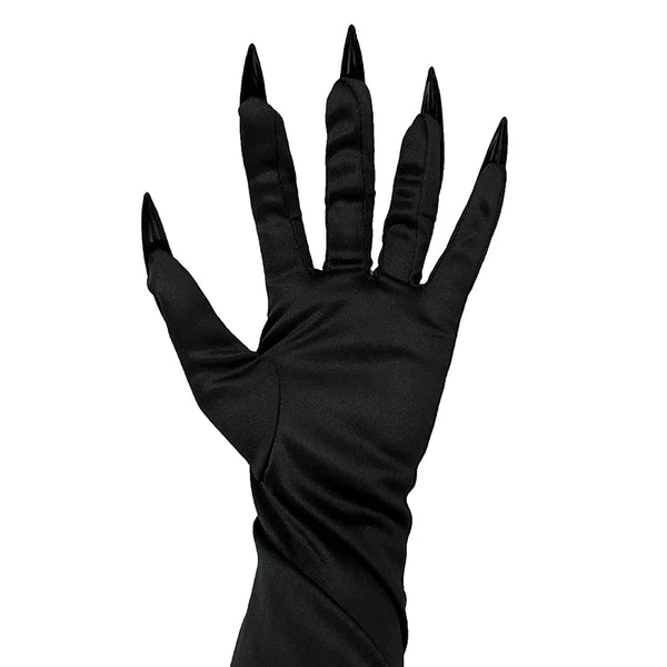 Halloween Gothic Long Nails Cosplay Gloves Funny Festival Cosplay Costume Party Scary Props Mittens with Claws Accessories