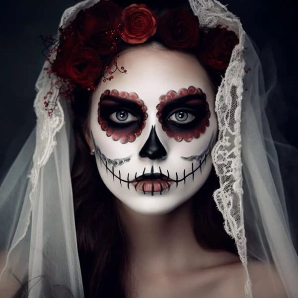 Black + White Oil Paint Face and Body Painting Set, Large Capacity, Suitable for Art Theater Halloween Party Role-Playing Clown Sfx Adult Makeup