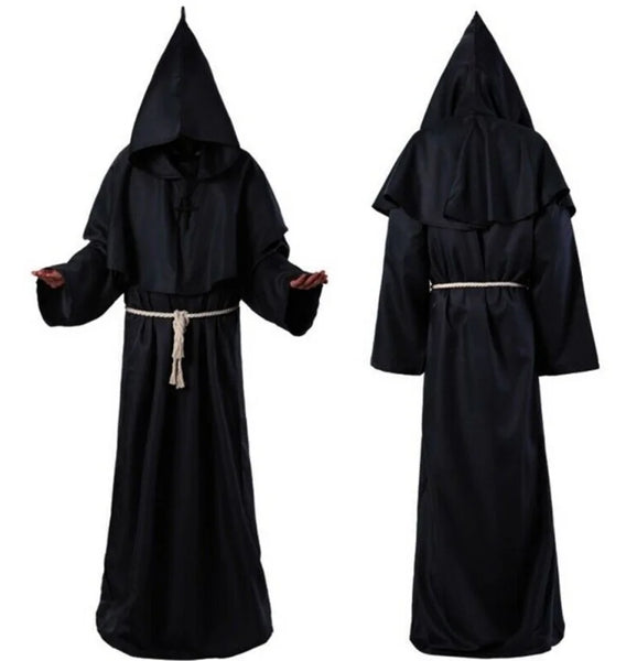 2023 New Halloween Men's Medieval Monsters, Robots, Monsters, Wizards, Costumes, Priests, Costumes, Role Playing Costumes