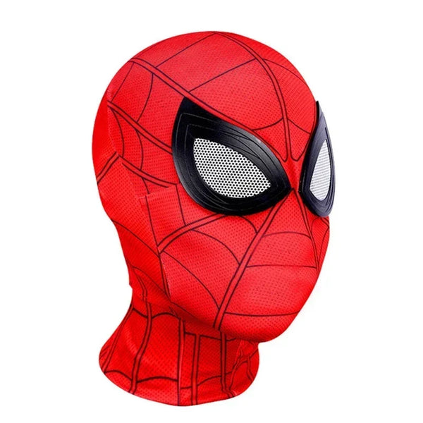 2024 Iron Spider Mask Movie Superhero Role Play Headdress Props Peter Parker Mask Dress Up Halloween Cosplay Adult Kids Gift